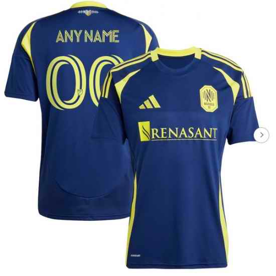 Mens Nashville SC adidas Navy 2025 The Heart of Nashville Kit Replica Custom Jersey